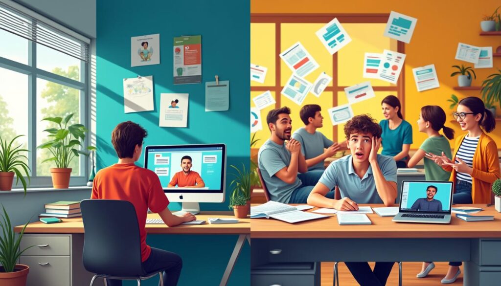 découvrez les avantages et les limites de l'enseignement à distance. explorez comment cette méthode révolutionne l'apprentissage, tout en pesant ses inconvénients pour mieux comprendre son impact sur la formation et l'éducation.