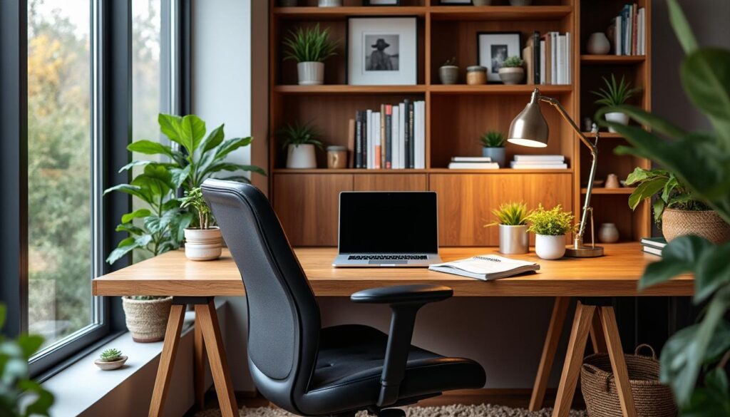 découvrez des astuces pour aménager un coin bureau confortable à la maison. optimisez votre espace de travail avec des conseils sur le choix des meubles, l'éclairage et l'organisation pour allier productivité et bien-être.