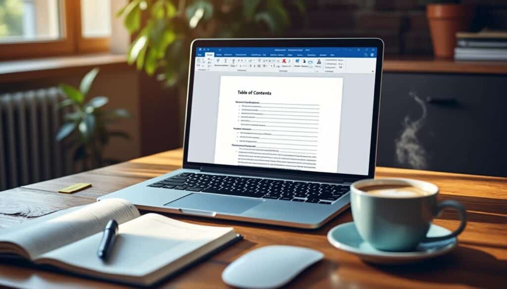 découvrez comment insérer facilement une table des matières dynamique dans word pour structurer vos documents de manière professionnelle. suivez nos étapes simples et améliorez la navigation de vos écrits.
