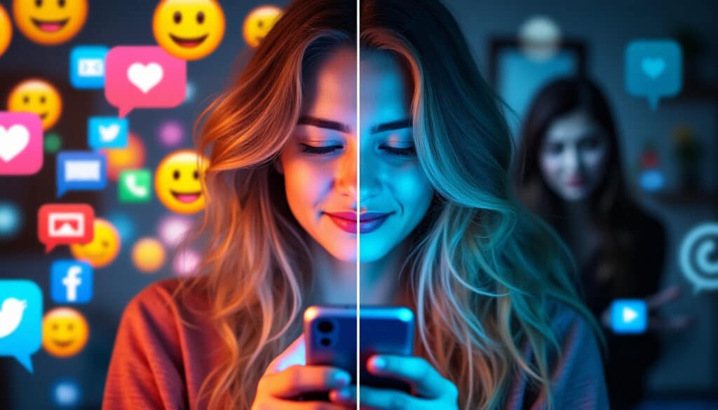 découvrez comment l’utilisation des réseaux sociaux peut influencer la santé psychologique, entre bien-être, stress, anxiété et estime de soi. analyse des impacts positifs et négatifs, ainsi que des conseils pour préserver son équilibre mental face aux médias sociaux.