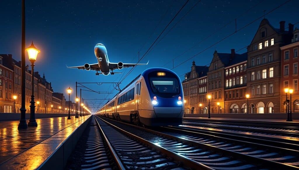 découvrez comment le train de nuit gagne en popularité et concurrence l'avion pour les trajets inter-européens, alliant confort, écologie et praticité.