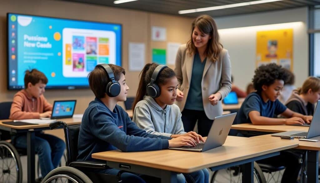 découvrez comment les outils edtech facilitent l'inclusion des élèves handicapés en adaptant l'apprentissage à leurs besoins spécifiques.