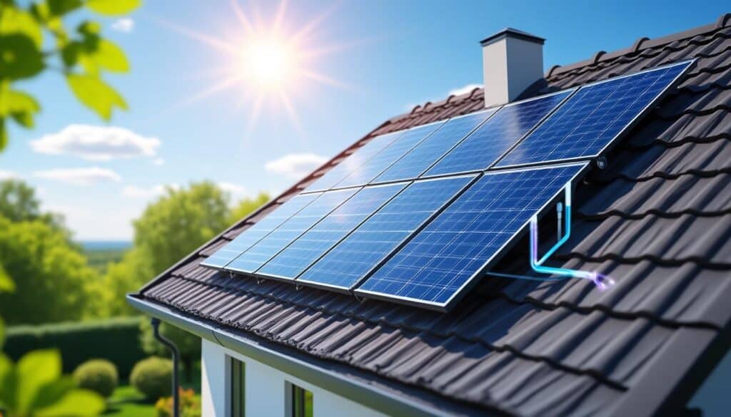 découvrez le panneau solaire hybride qui génère à la fois de l'électricité et de l'eau chaude pour votre maison, alliant efficacité énergétique et confort.