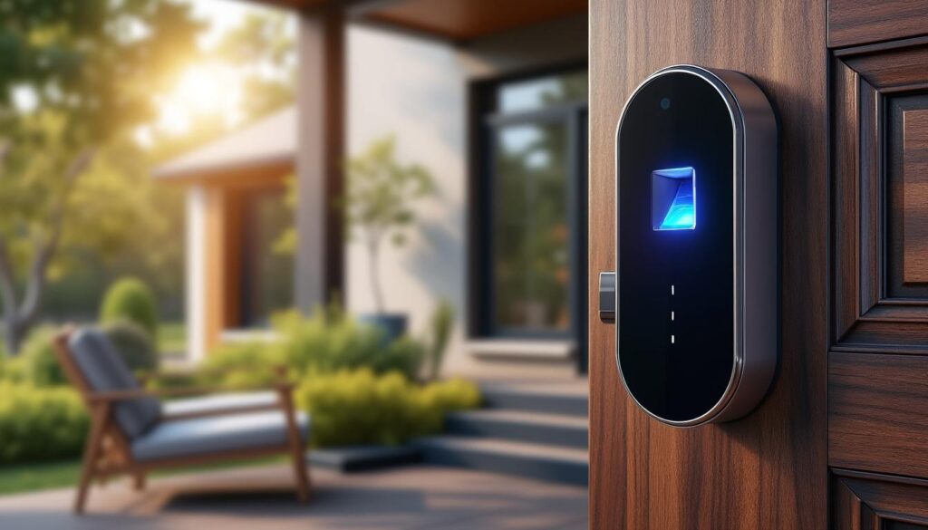 découvrez la serrure biométrique, une solution sécurisée pour protéger votre maison sans utiliser de clés, grâce à la technologie d'identification digitale.