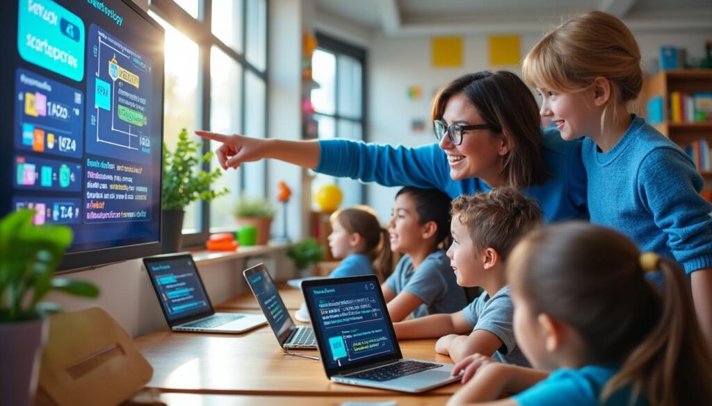 découvrez comment le codage informatique stimule la pensée logique dès l'école primaire, favorisant le développement des compétences essentielles chez les enfants.
